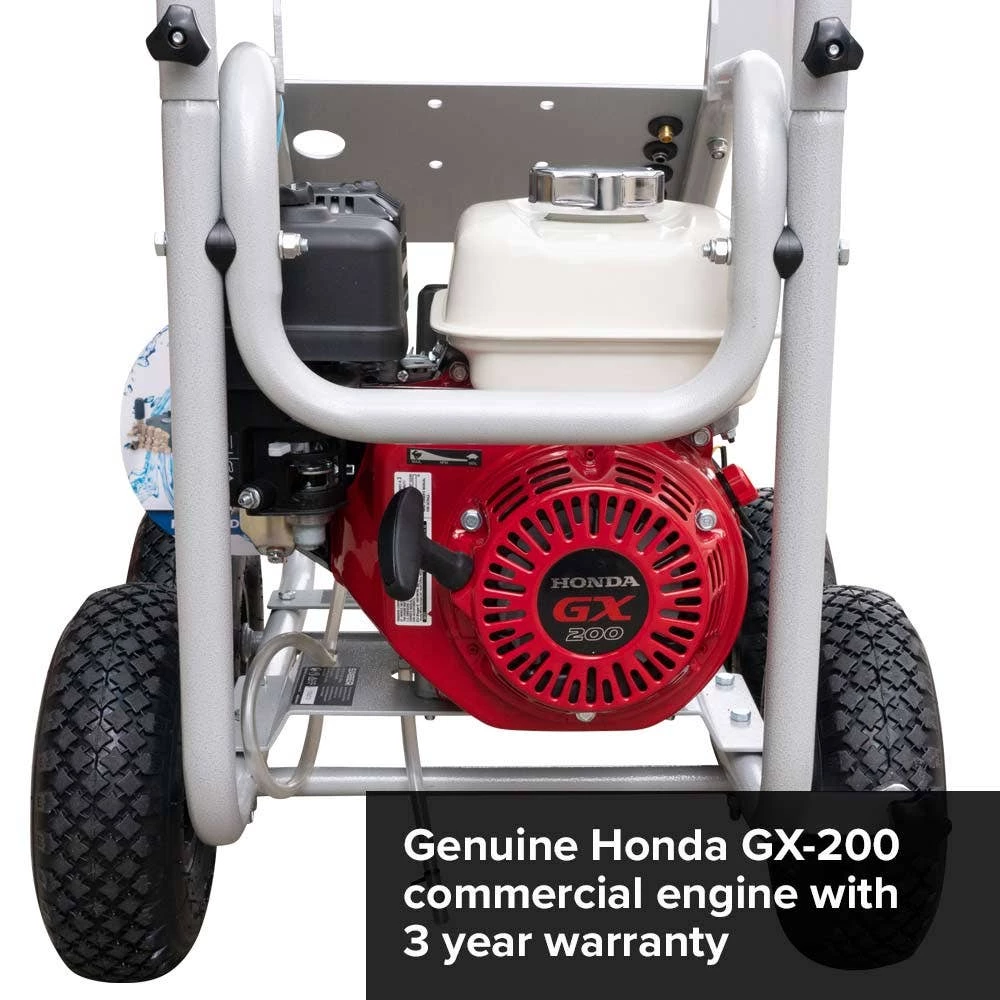 SABER 3400PSI 5.5HP Pro Pressure Washer Powered By Honda W/ GX-200 SP12GX200 - Image 3